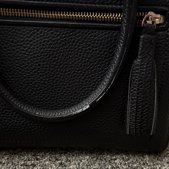 Kate Spade Black Textured Satchel - Picture 3 of 9